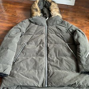 DKNY jacket with a hood and pockets